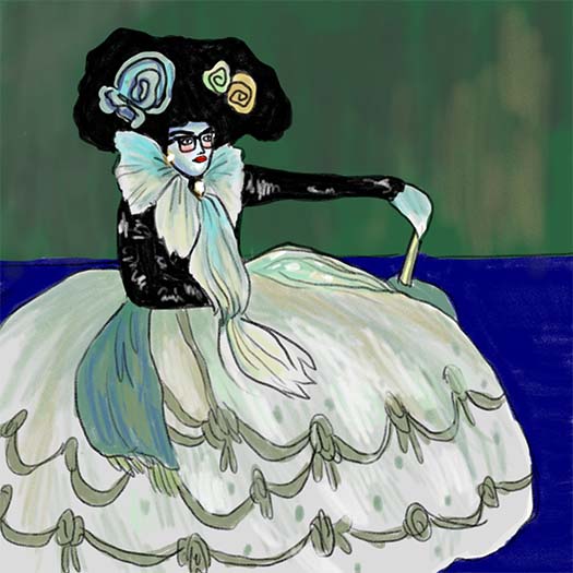 Mujer en Azul by Pablo Picasso