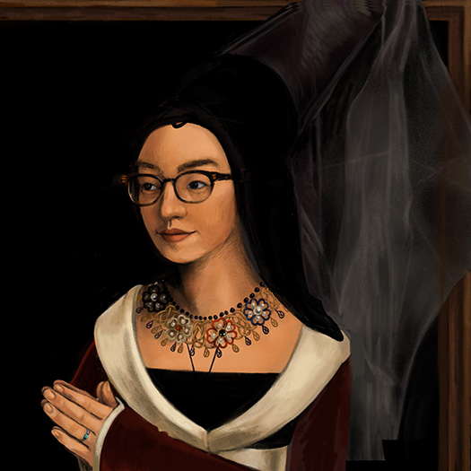 Portrait of Maria Portinari by Hans Memling